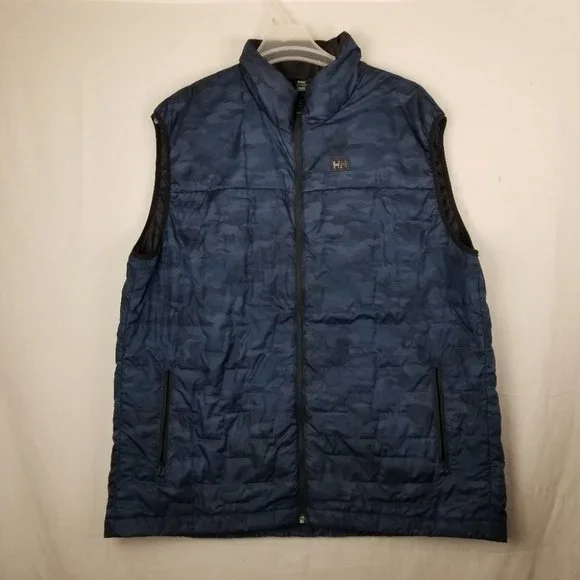Helly Hansen Blue Camo Puffer Vest - Picture 3 of 7
